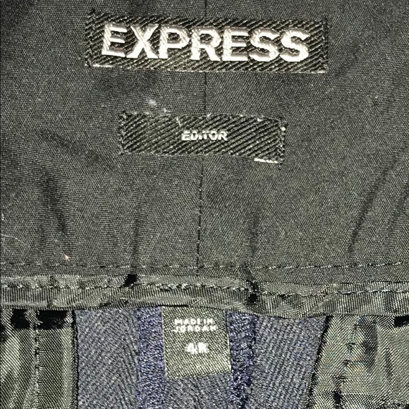 Express Editor Pants, Navy, Size 4R, EUC - Picture 7 of 7